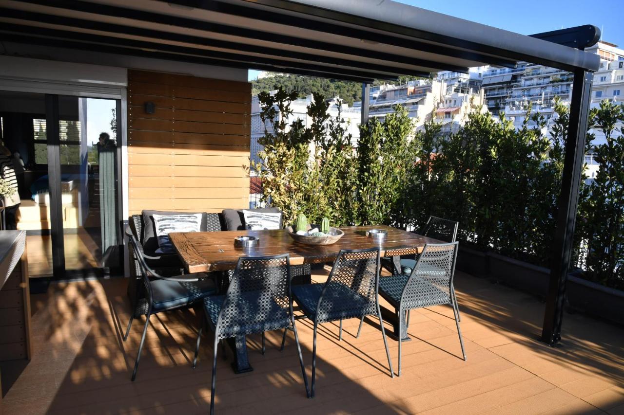 Luxurious Loft With Breathtaking Acropolis View Apartment เอเธนส์ ภายนอก รูปภาพ